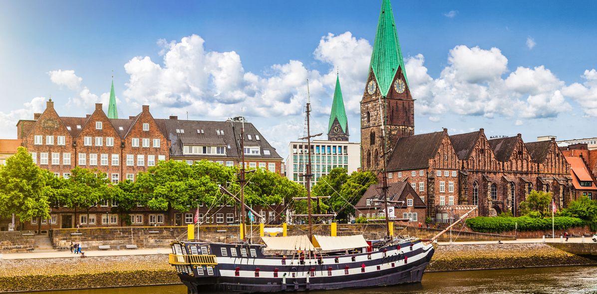 Schiff in Bremerhaven