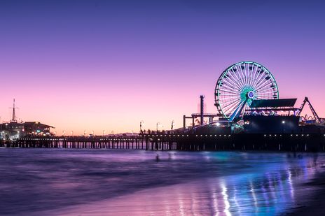 Santa Monica Pier in USA