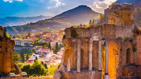Ruinen in Taormina
