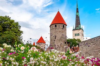 Blick auf Tallinn im baltischen Estland