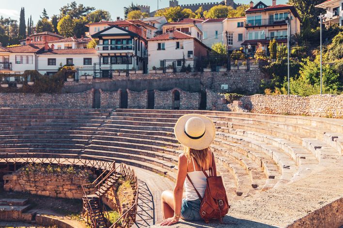 Römisches Theater in Ohrid