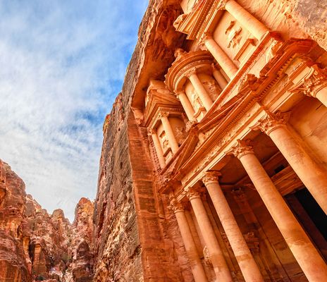 Schatzhaus in der Felsenstadt Petra