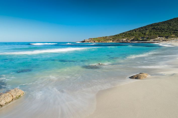 Plage de Bodri auf Korsika
