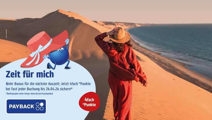 4-fach Payback Punkte bei Berge & Meer sichern