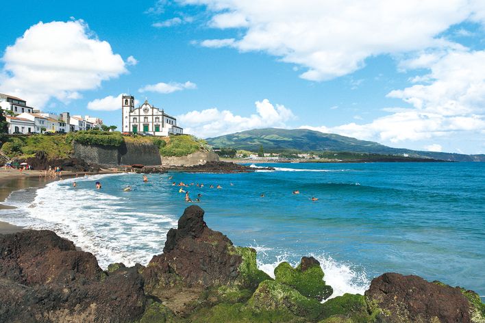 Strand von Ponta Delgada