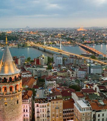 Blick auf die Stadt Istanbul