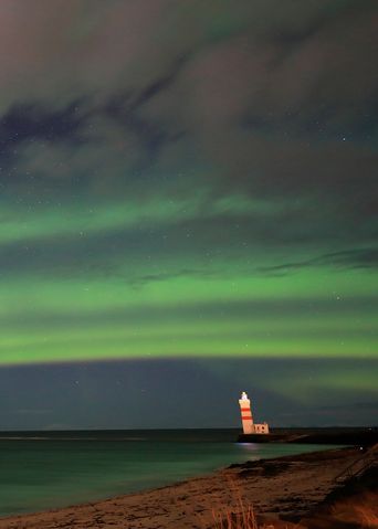 Polarlichter in Keflavik