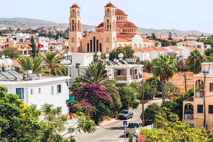 Blick auf Paphos auf Zypern