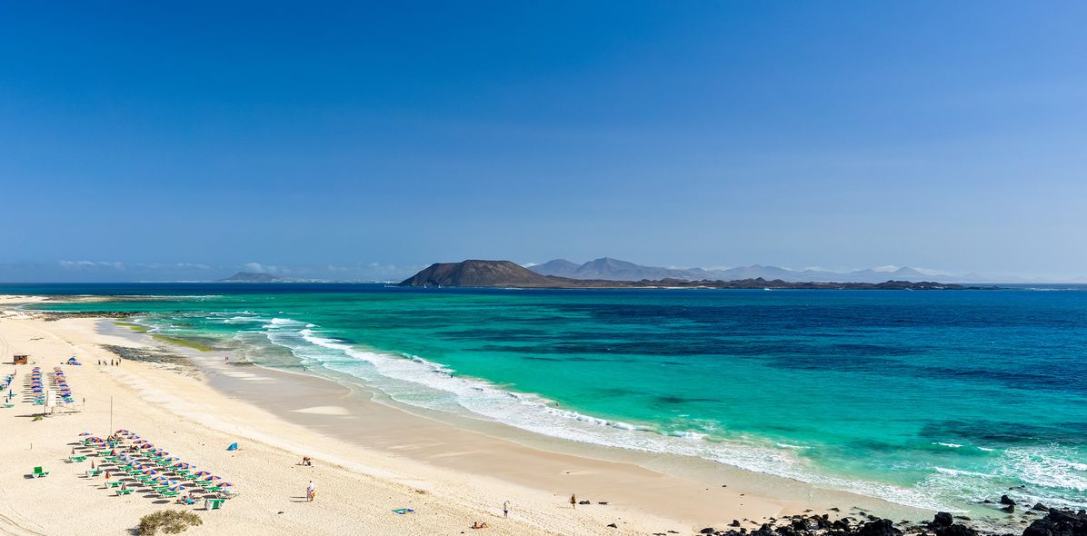 Strand auf der Insel Fuerteventura