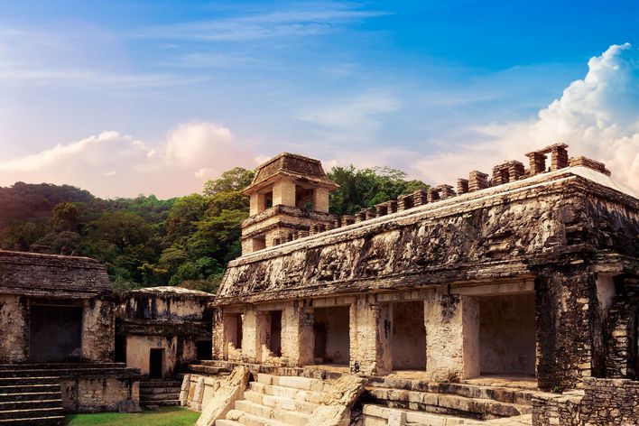 Maya Ruinen Palenque in Mexiko