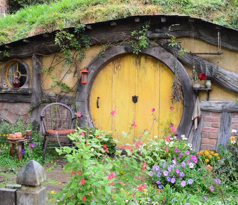 Hobbithaus in Neuseeland