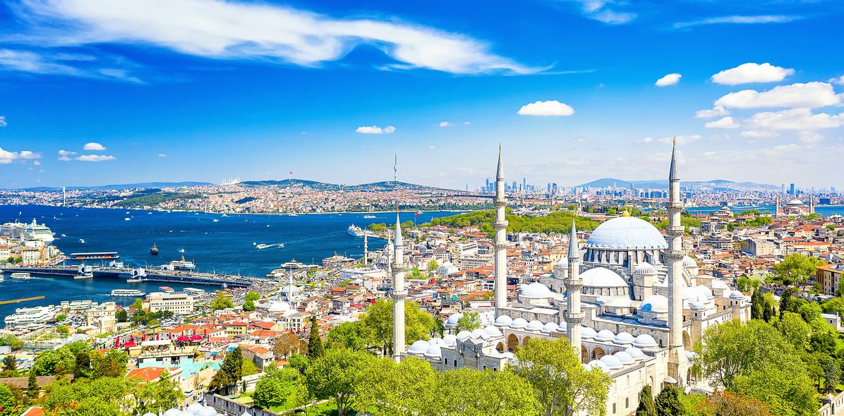 Blick auf Hagia Sophia