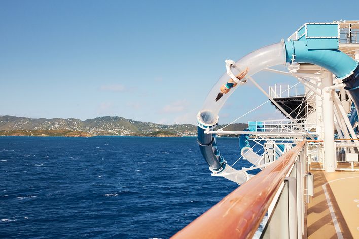 Wasserrutsche auf der Norwegian Encore