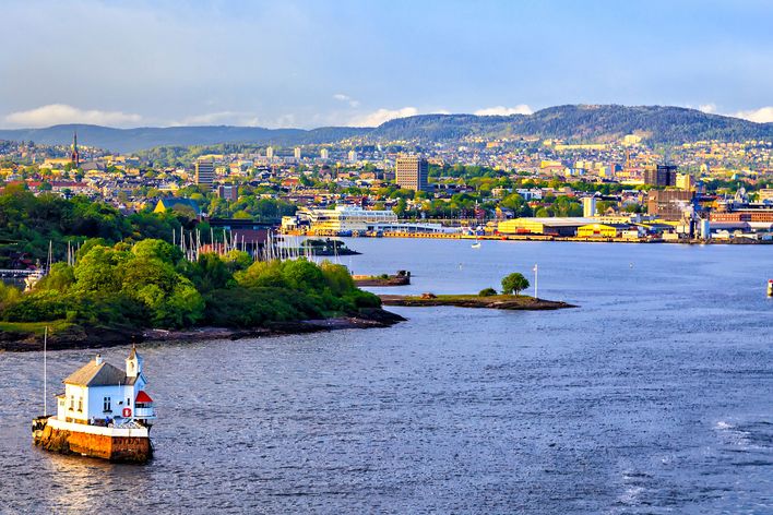 Blick auf die Stadt Oslo