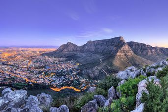 Blick auf Kapstadt in Südafrika