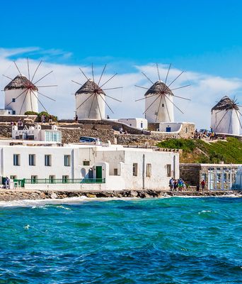 Windmühlen auf Mykonos