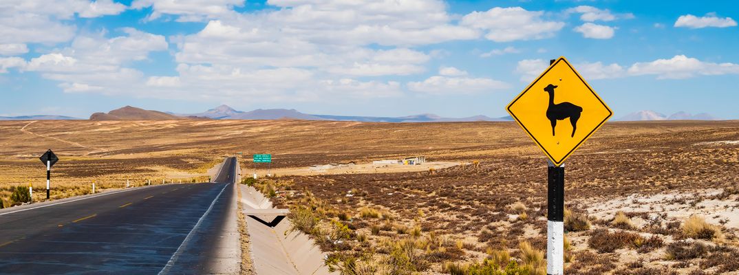 Straße in Peru