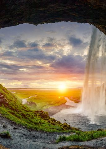 Wasserfall auf Island