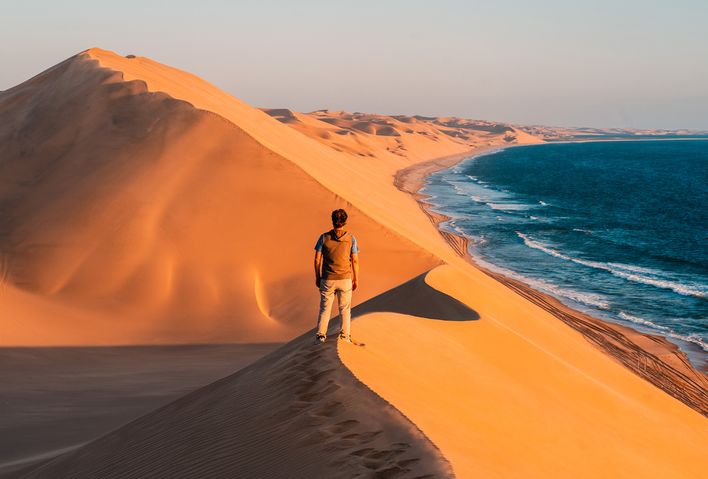 Mann in Walvis Bay
