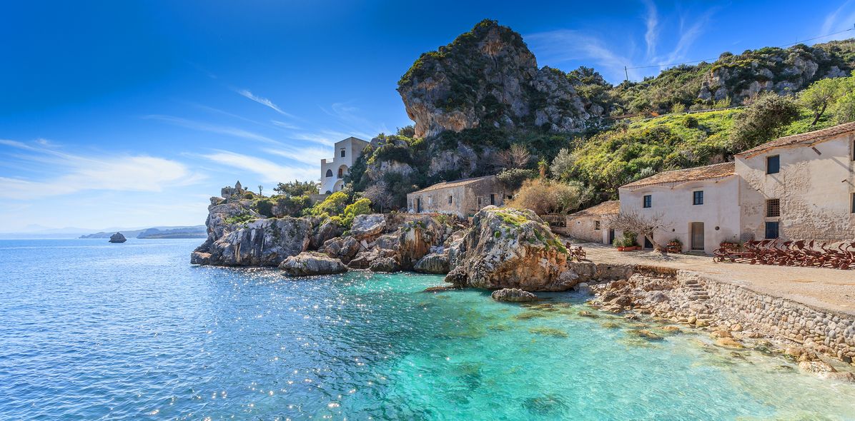 Strand von Scopello auf Sizilien