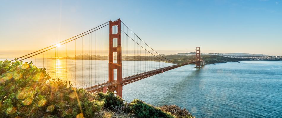 Golden Gate Bridge in San Fanscisco