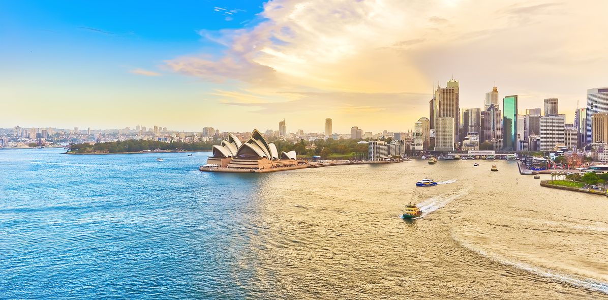 Hafen von Sydney in Australien
