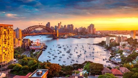 Ausblick auf Sydney, Australien
