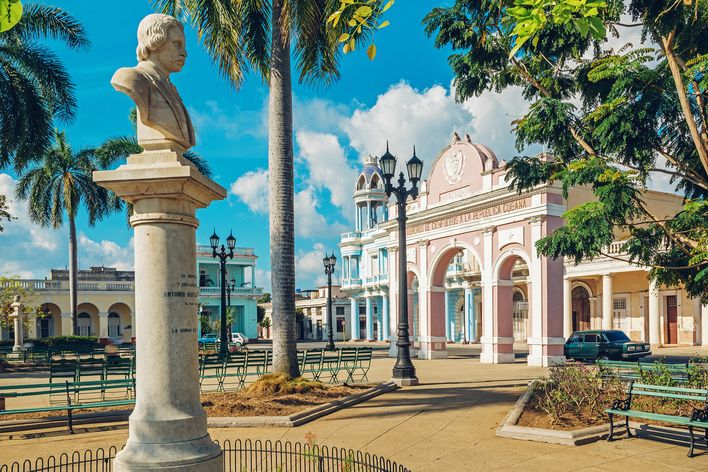 Stadt Cienfuegos auf Kuba