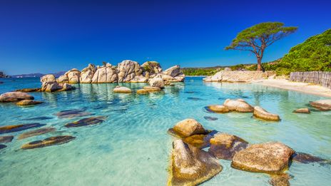 Strand auf der Insel Korsika