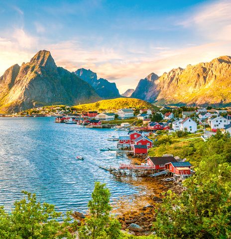 Lofoten im Sommer in Norwegen