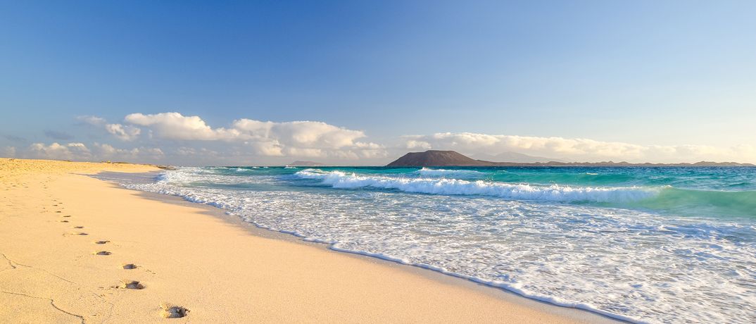 Sonnenuntergang am Strand von Fuerteventura