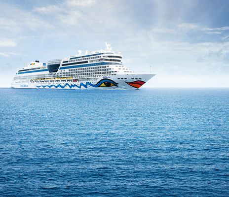 AIDAmar auf dem offenen Meer