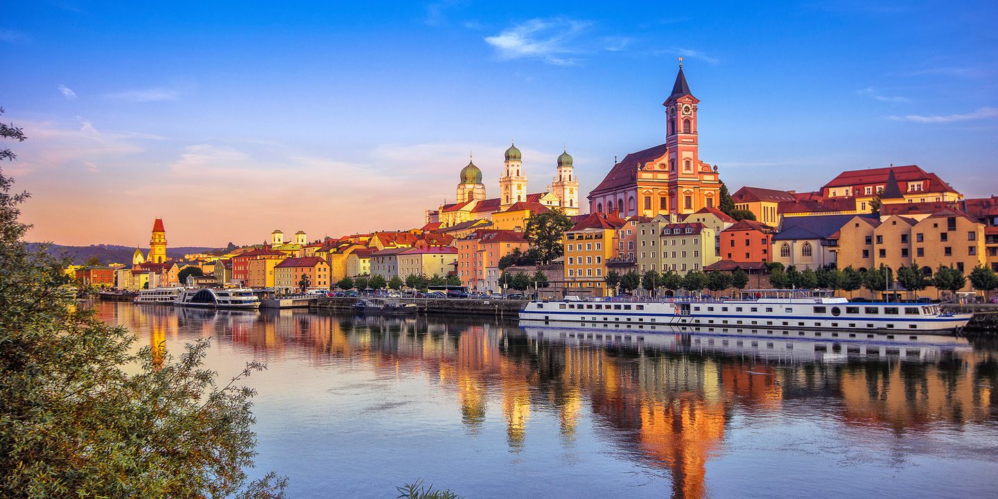 Blick auf Passau und die Donau