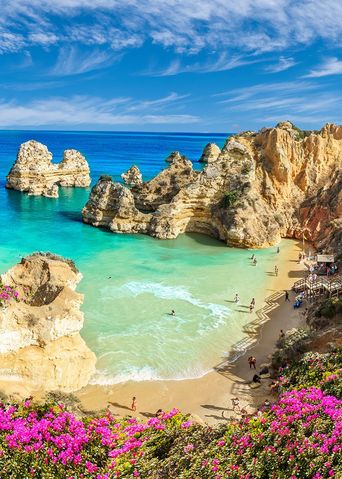 Praia do Camilo an der Algarve