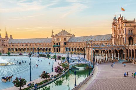 Plaza de Espana in Sevilla