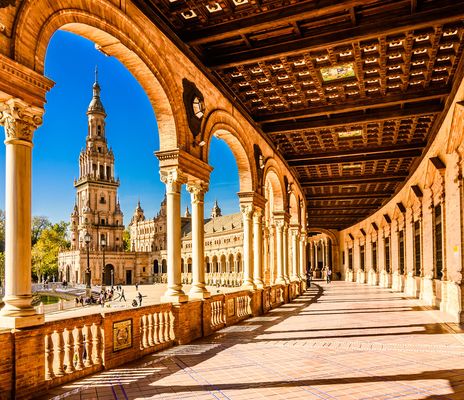 Stadt Sevilla in Andalusien