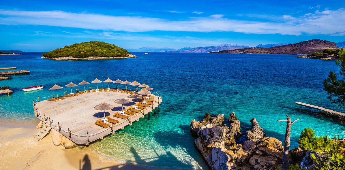 Strand in Albanien