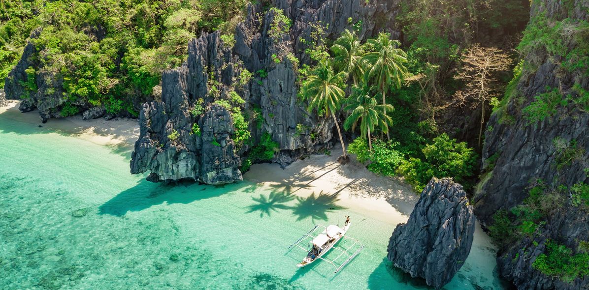 Strand auf den Philippinen