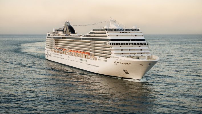 MSC Magnifica auf hoher See