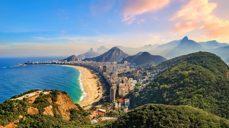 Blick auf Rio de Janeiro mit Strand