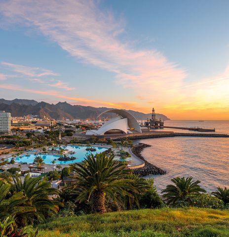 Blick auf Santa Cruz auf Teneriffa