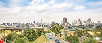 Blick auf Johannesburg