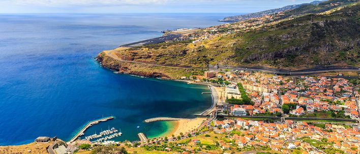 Blick auf Machico