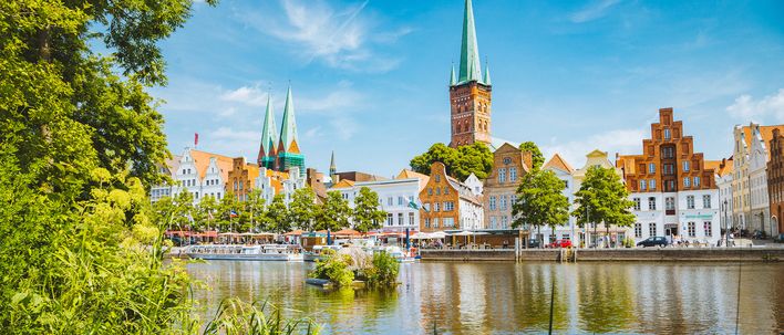 Ausblick auf die Stadt Lübeck
