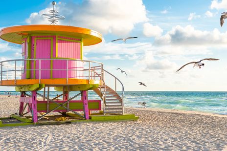 Miami Beach in Florida