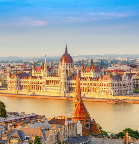 Blick auf Budapest