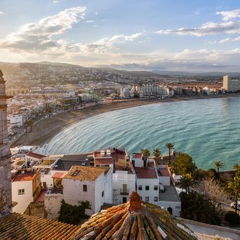 Blick auf Valencia
