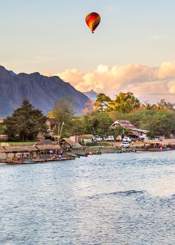 Landschaft von Laos