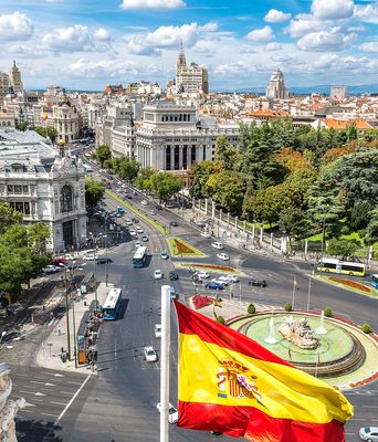 Blick auf Madrid