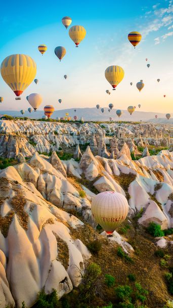 Heißluftballons in Kappadokien